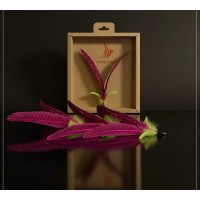 Насадка-флаппер для дразнилки с телескопической палкой малиновая